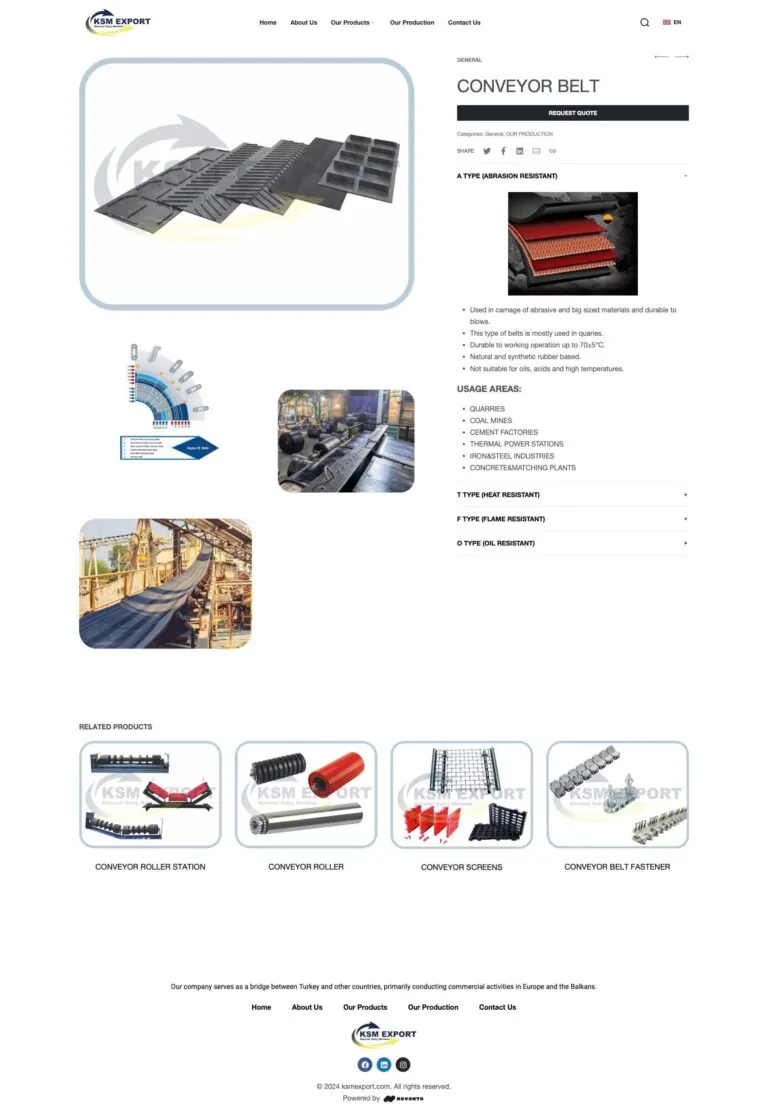 transportband - KSM Export